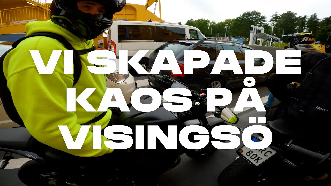 MOTOVLOGG - VI TOG FÄRJAN ÖVER TILL VISINGSÖ