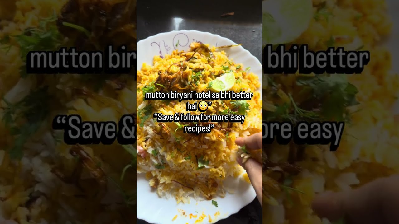 Mutton Biryani | 1 kgMutton Biryani | Easy & Best Mutton Biryani | Mutton Biryani Recipe