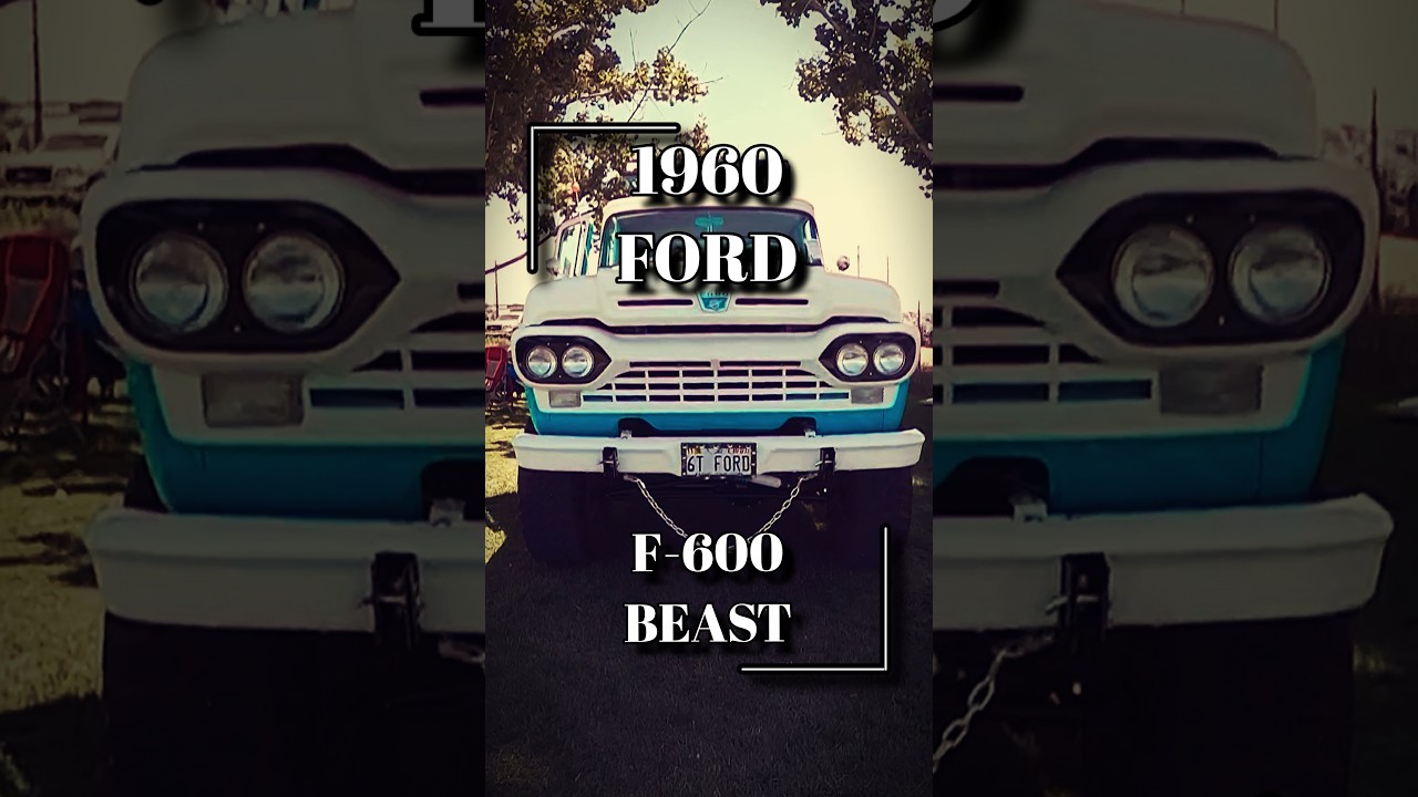 1960 FORD F-600 (BIG F-100) #1960f100 #f600 #fordtough #classictruck #beast