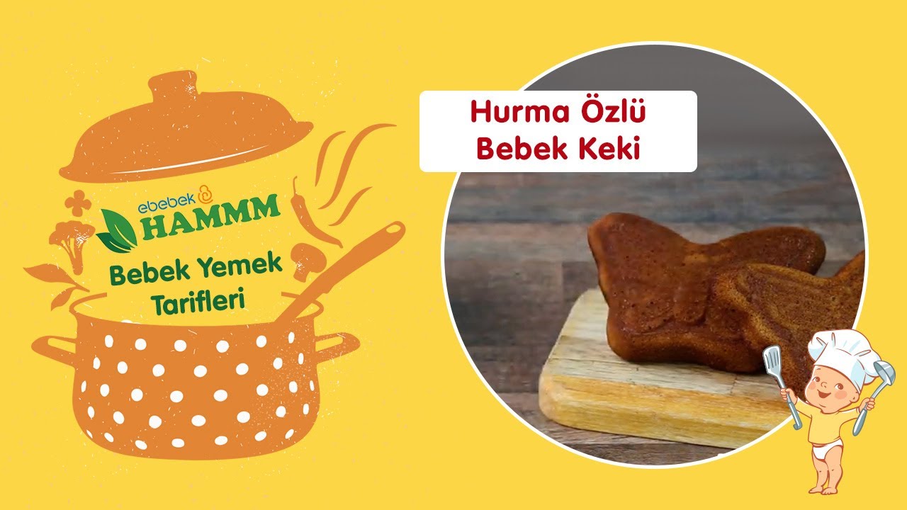 Bebek Yemek Tarifleri-Hurma Özlü Bebek Keki-Şekersiz Bebek Keki Tarifi