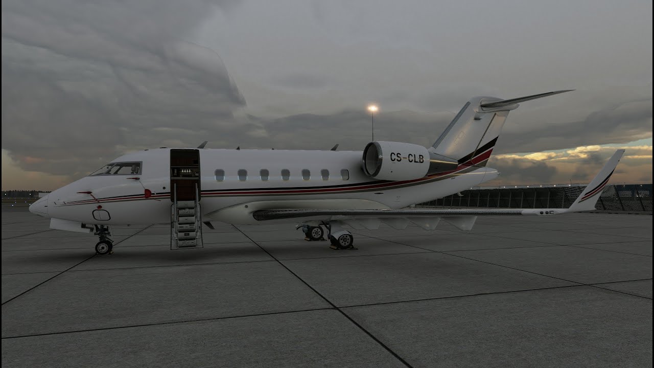 Hot Start Challenger 650 | NCY-AMS-AGP | X-Plane 12 | VATSIM