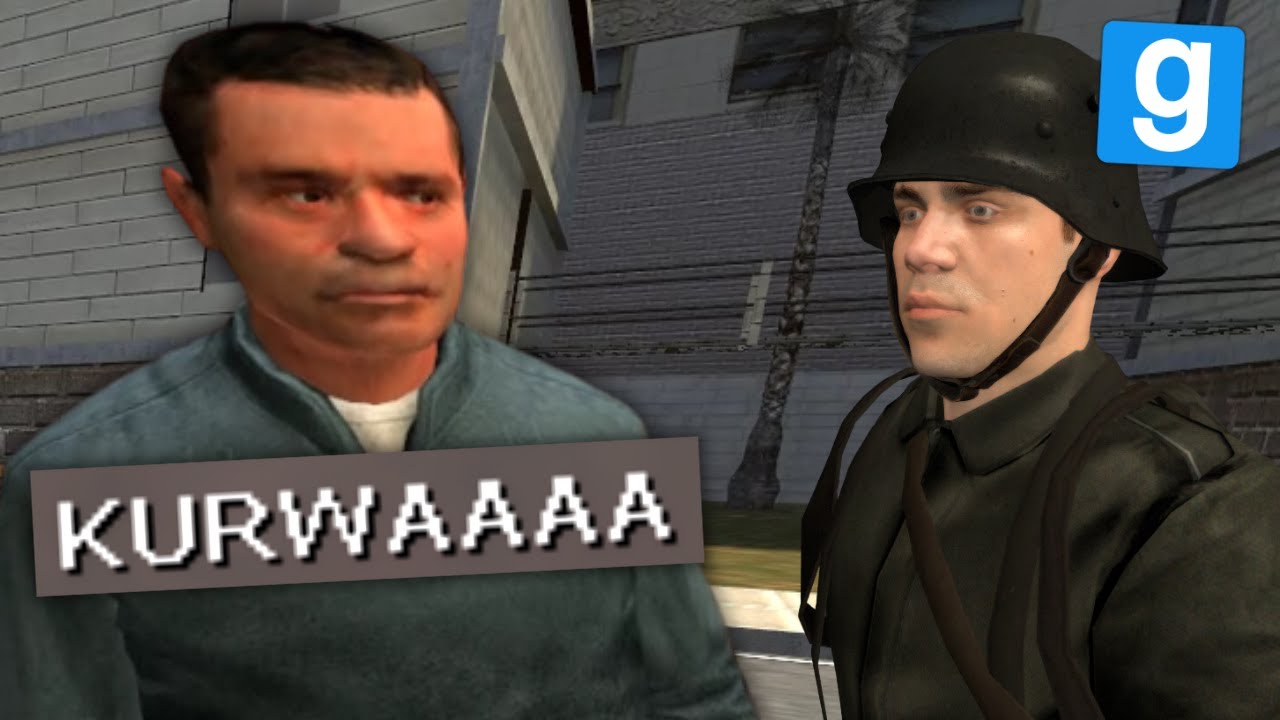 Немец проникает на польский сервер Gmod