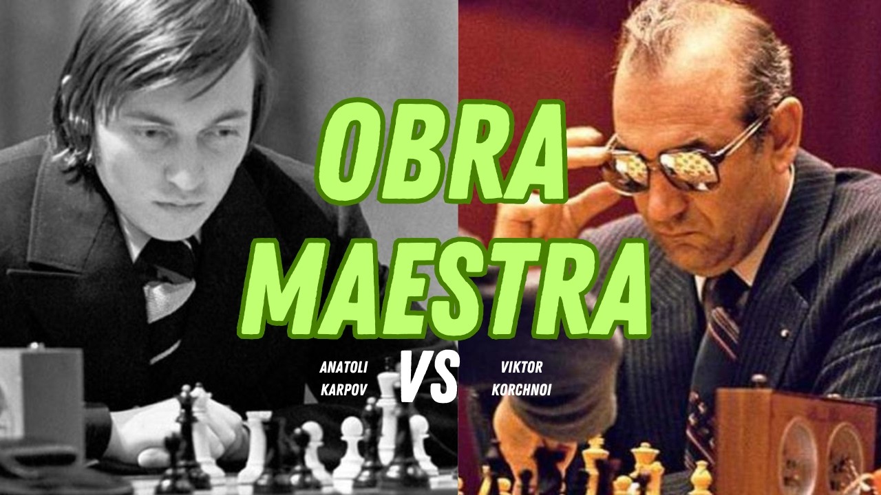La Partida MAESTRA de KARPOV en su camino al Título MUNDIAL