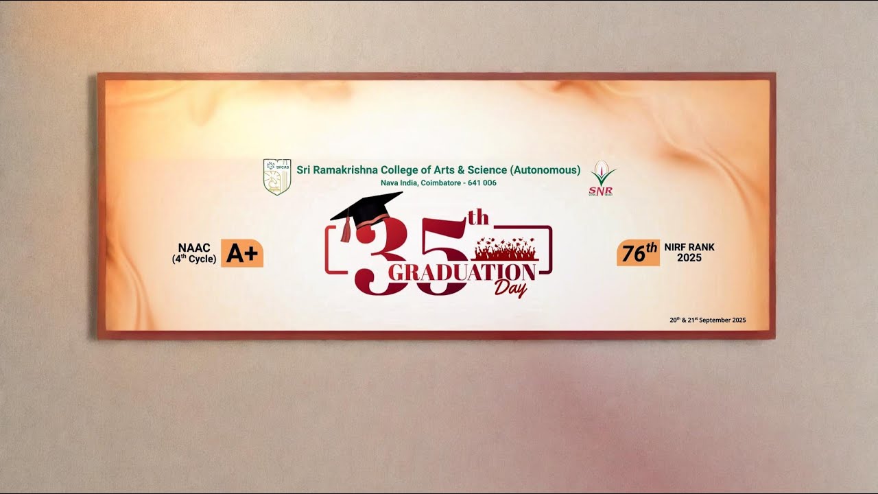 SRCAS -35th Graduation Day Day 1 AN