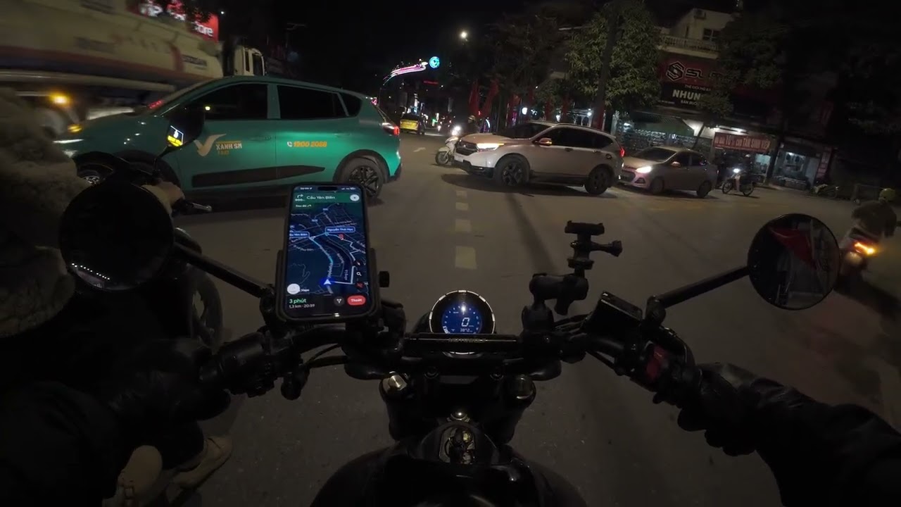Late Night At Hà Giang City | Xsr 155 POV Raw Sound