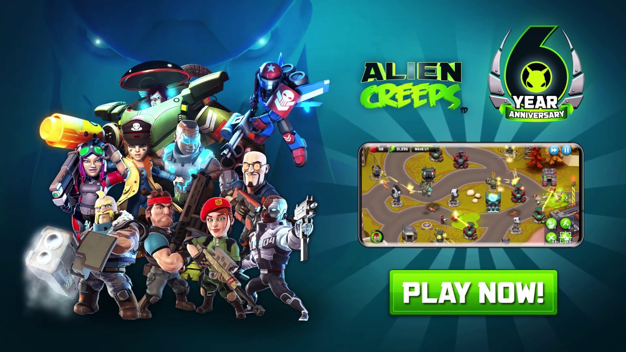Alien Creeps TD — Трейлер к 6-летию