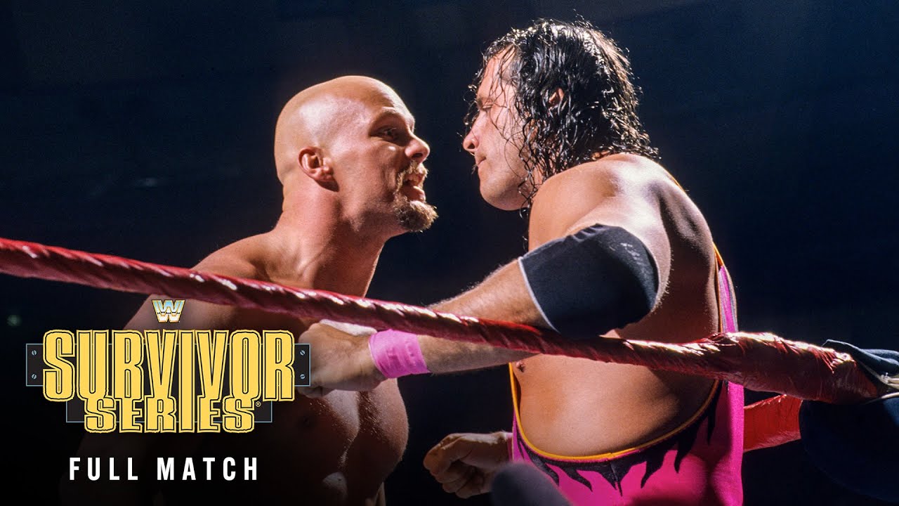 FULL MATCH: Bret Hart vs. “Stone Cold” Steve Austin: Survivor Series 1996