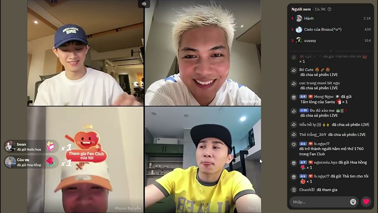 20251217 Livestream của Hội gà tây - CONGB, MASON, SON.K, BIGDADDY
