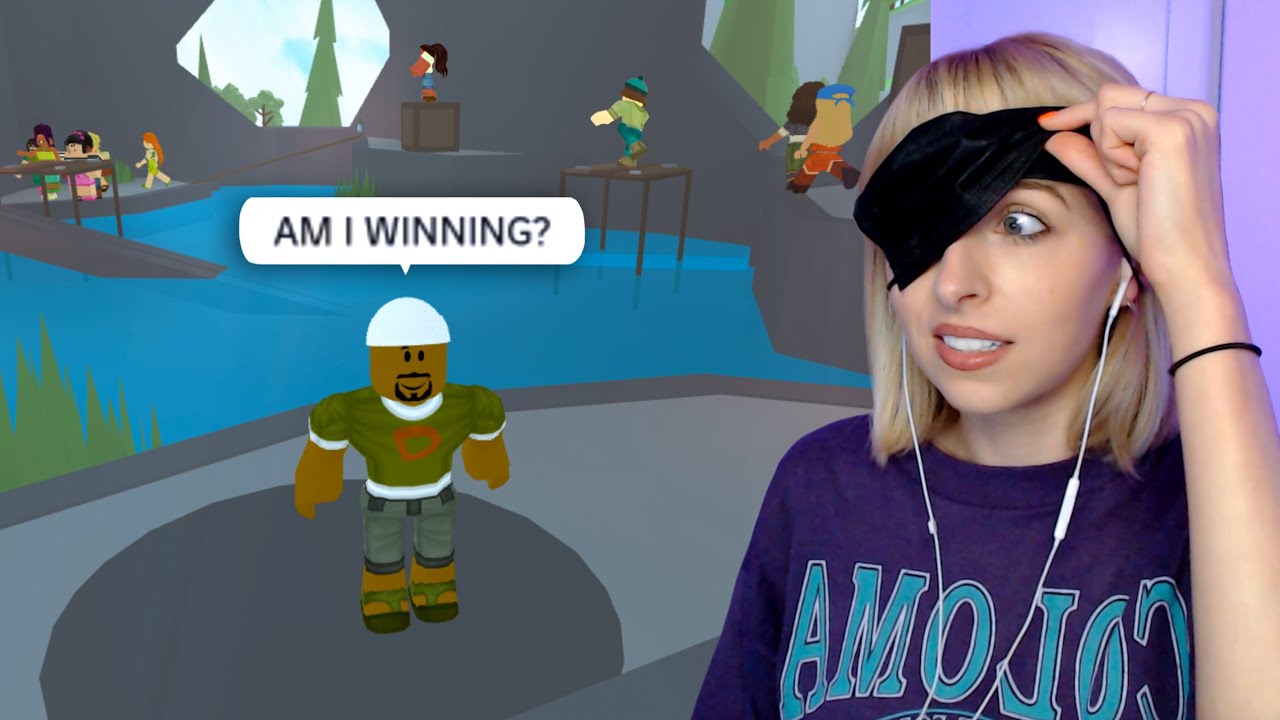 can i win ROBLOX TOTAL DRAMA ISLAND blindfolded?
