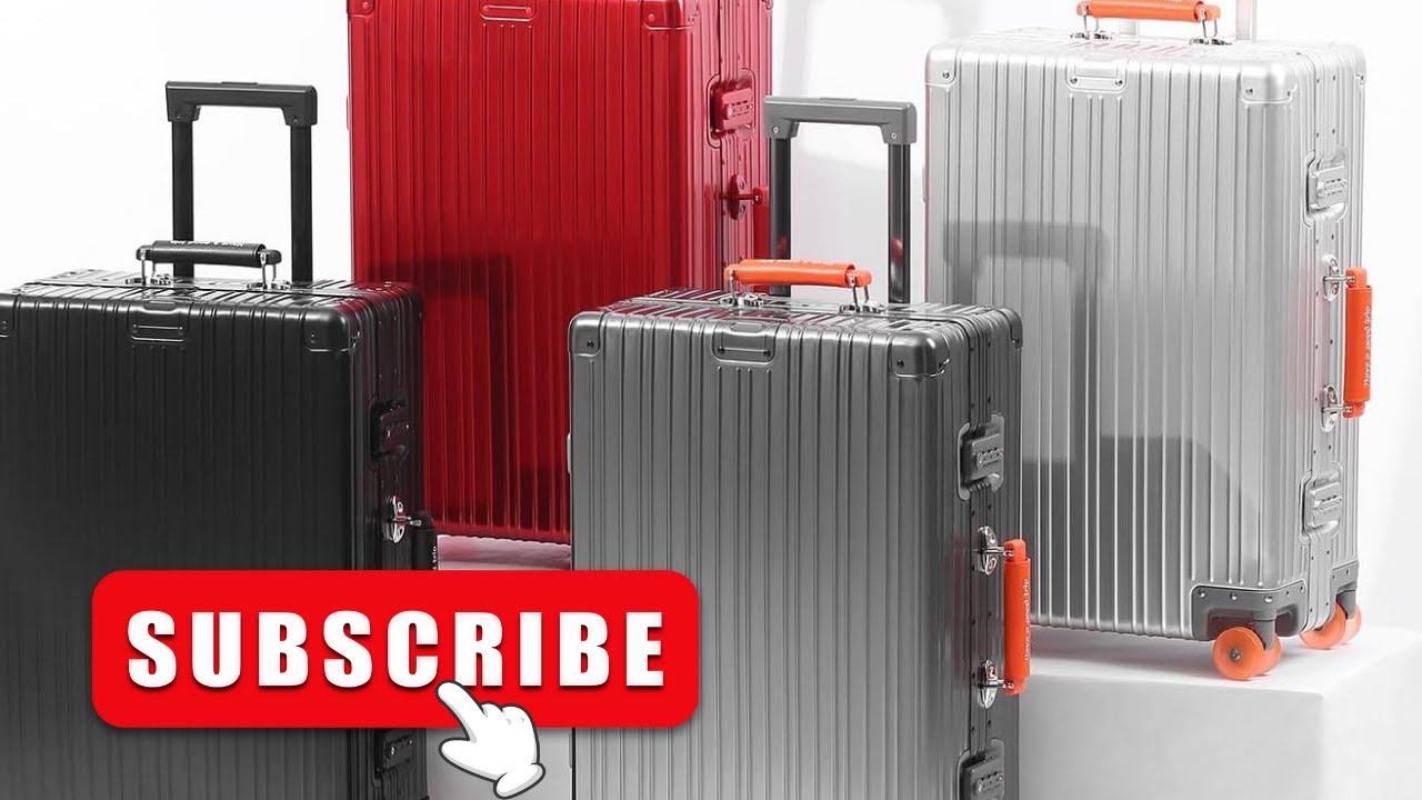 🛳️ Zipperless All Aluminum 22-Inch Cabin Suitcase &ndash; Ultra-Durable & Modern!