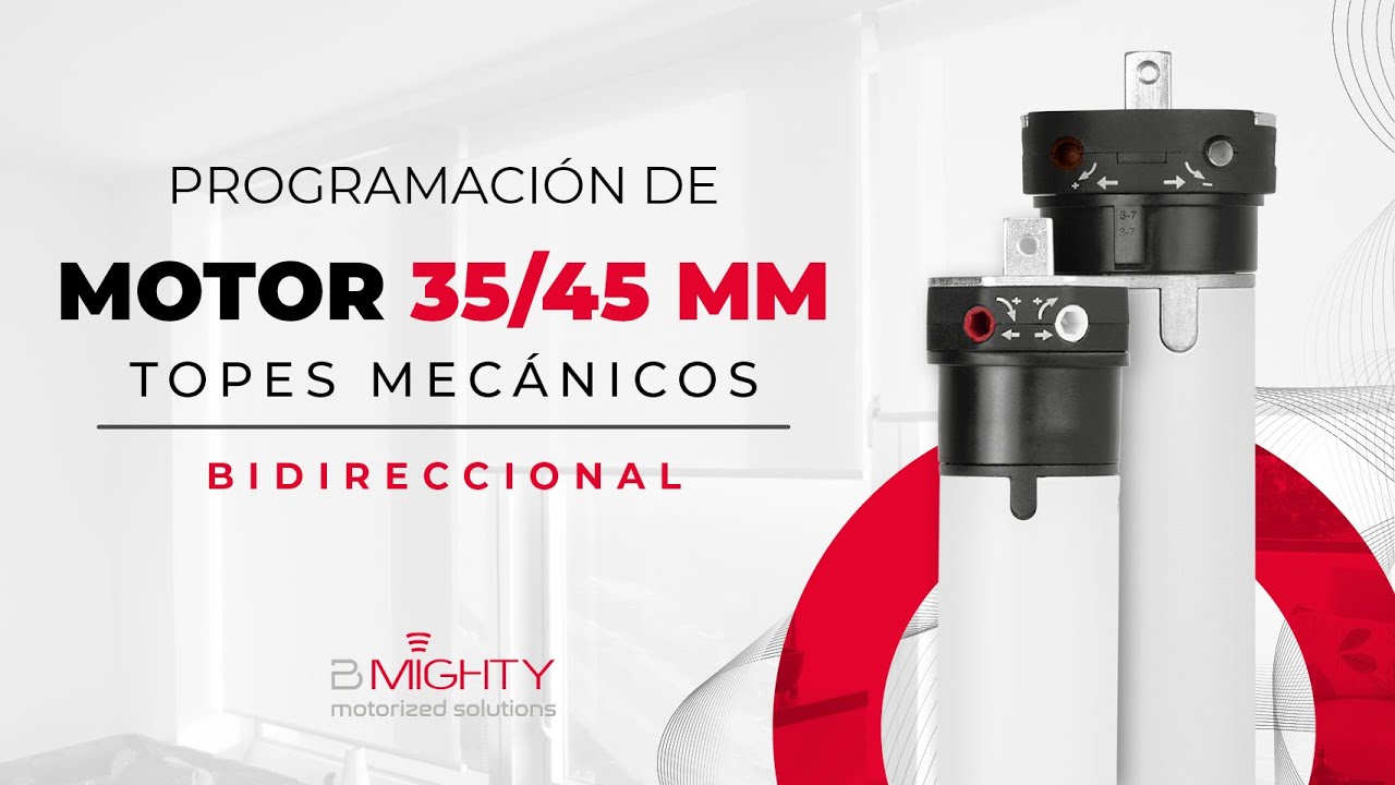 Tutorial de Configuración - Motores Topes Mecánicos (35 mm/Alámbrico)
