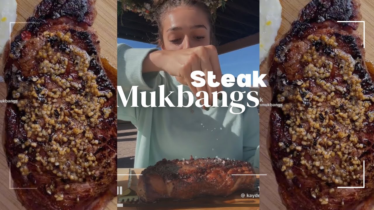 Стейк из ТикТок Мукбанга, подборка 🥩