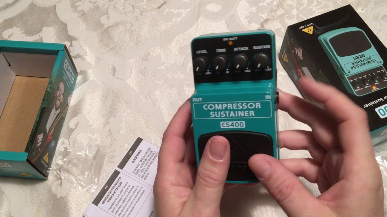Behringer CS400 unboxing
