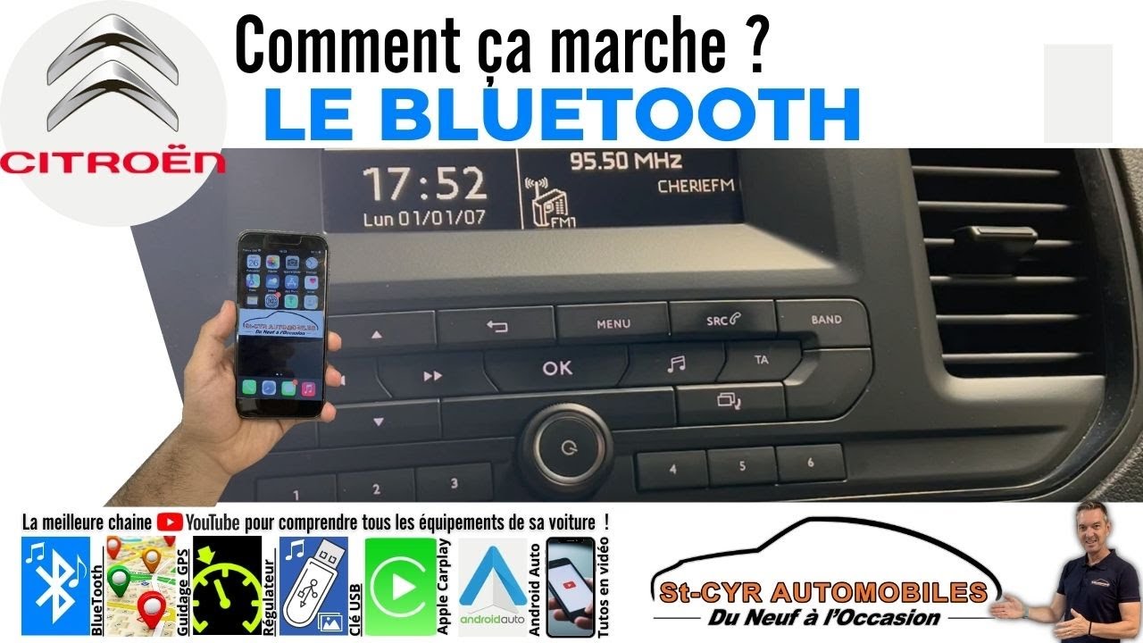 CITROEN berlingo jumpy, jumper Associer & supprimer téléphone…Guide complet Bluetooth