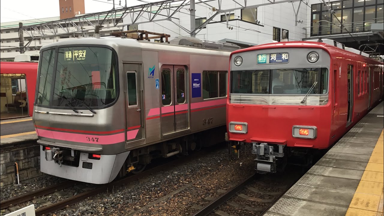 【名鉄広見線・犬山線・各務原線・小牧線】犬山駅の発着シーン！引退した6000系や6800系の3重連など登場！