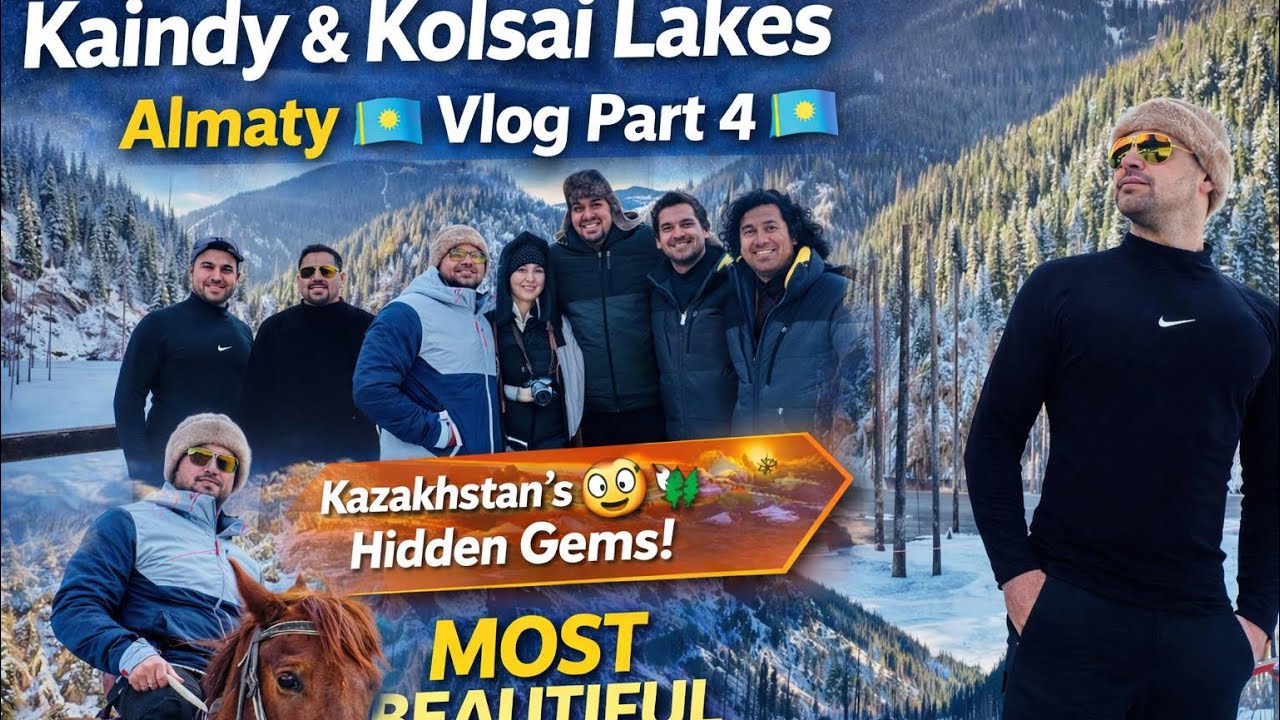 Kaindy Lake & Kolsai Lake 🇰🇿 | Almaty Travel Vlog Part 4 | Kazakhstan’s Hidden Gems