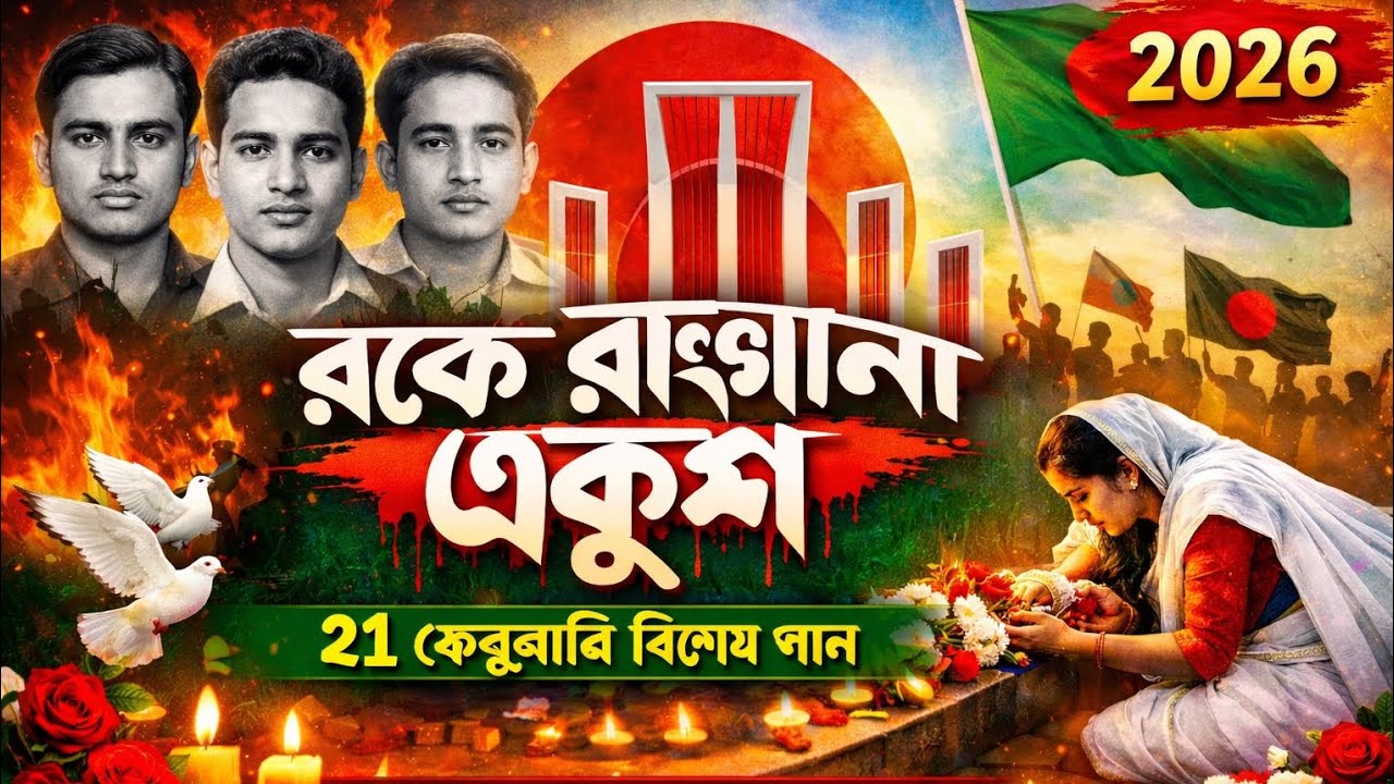 রক্তে রাঙানো একুশ 🇧🇩 | ২১ ফেব্রুয়ারি বিশেষ দেশাত্মবোধক গান ২০২৬ | Amar Ekushey February Song  