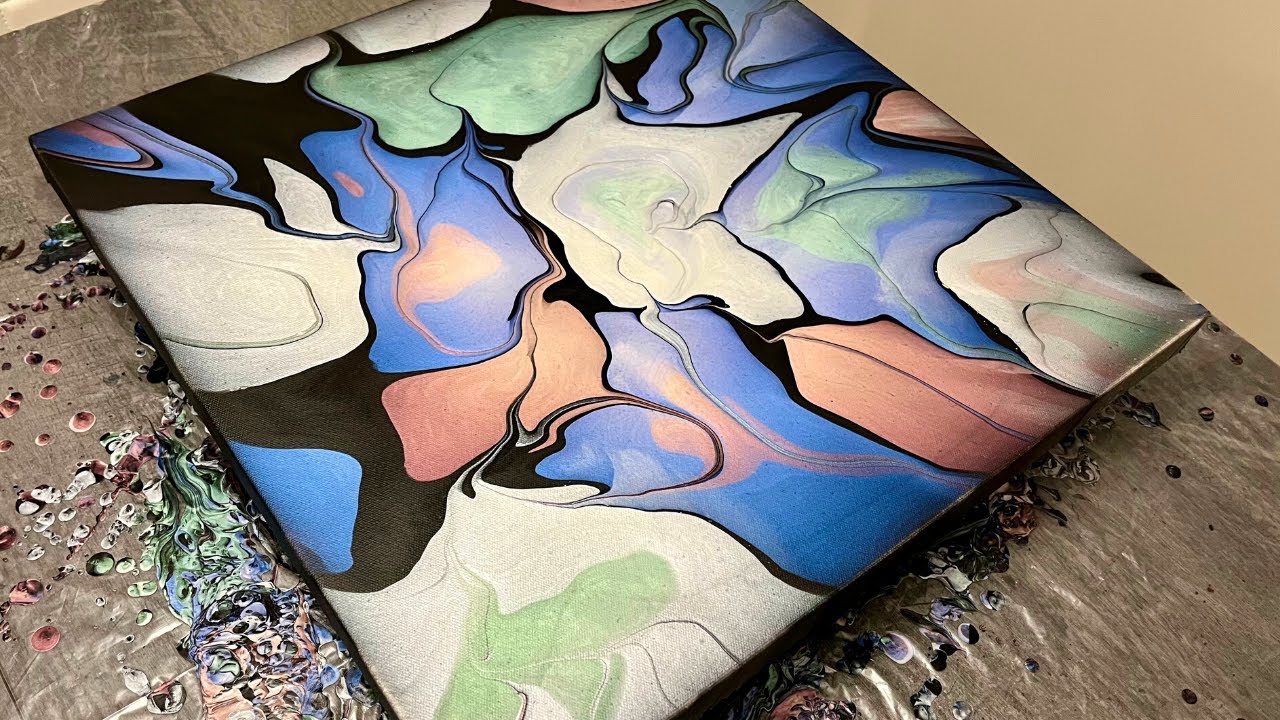 Bright and BEAUTIFUL Pearl Puddles! Acrylic Pouring & Fluid Art