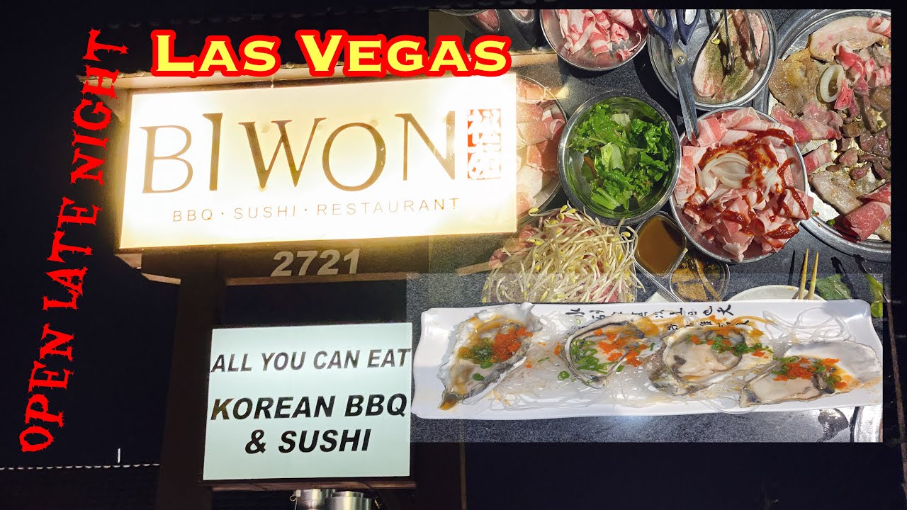 Las Vegas Vlog | BIWON Korean BBQ & Sushi - All You Can Eat | October 2021