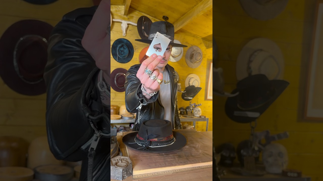 &ldquo;HUSK THE BARTENDER&rdquo; Custom hat for a bartender. Creation process. #whyhats #handmade #cowboys