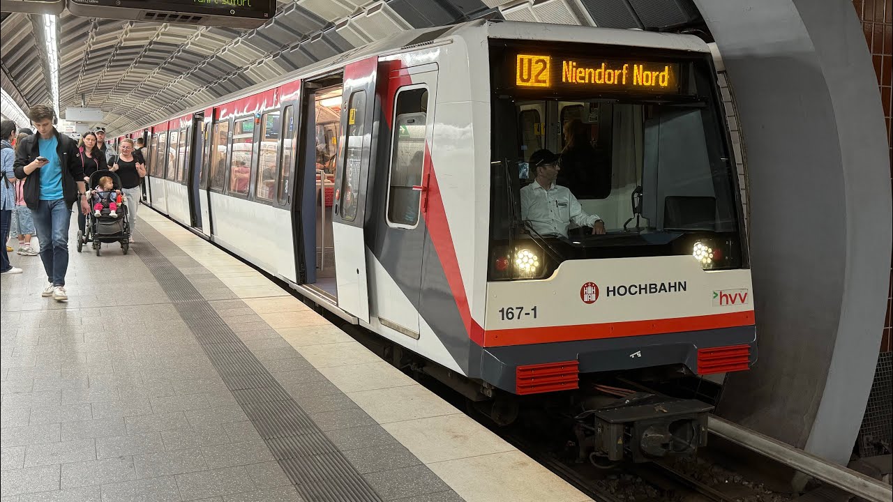 U-Bahn Hamburg Impressionen | Juli 2025 | 4K HDR