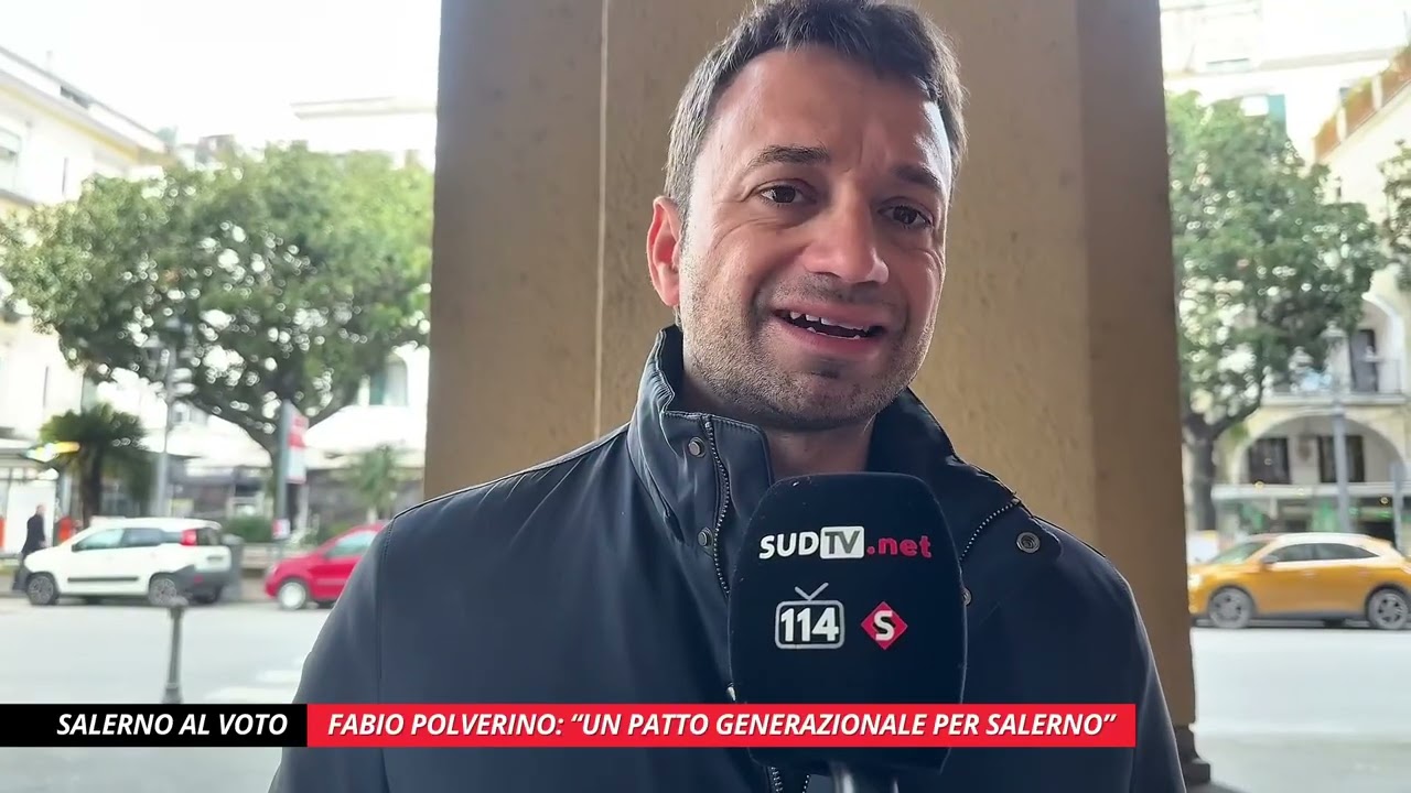 ✅ Salerno al Voto, Fabio Polverino: “un patto generazionale per Salerno” |SUD TV 114|