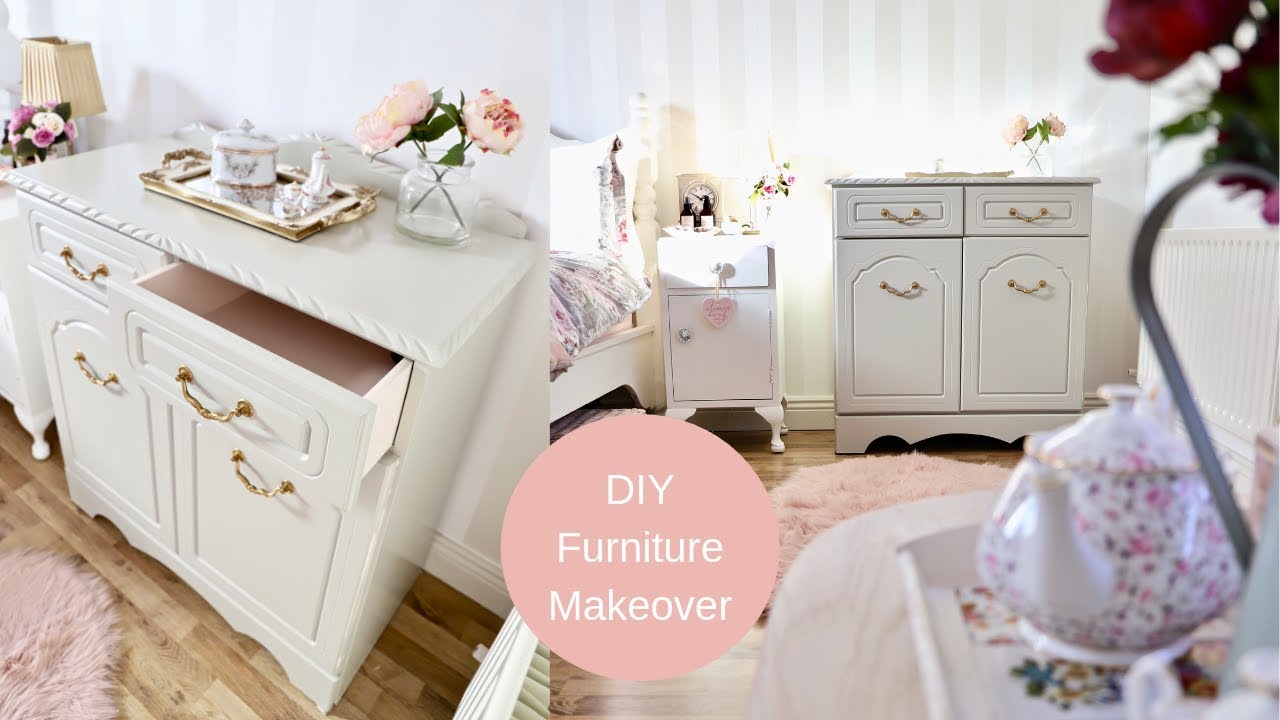 DIY furniture makeover, Cottage style cabinet makeover