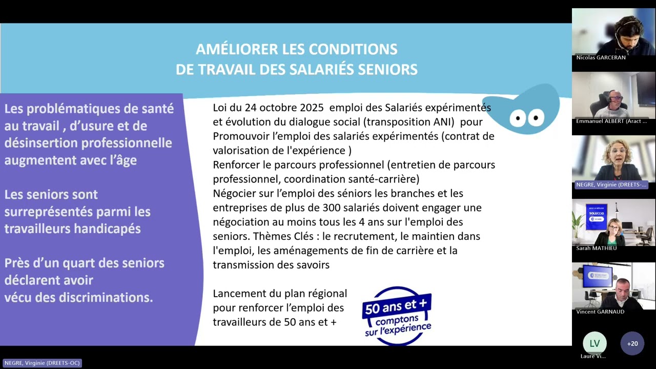 Webinaire RDV 5 : Attractivité, prévention de la prévention de la désinsertion professionnelle