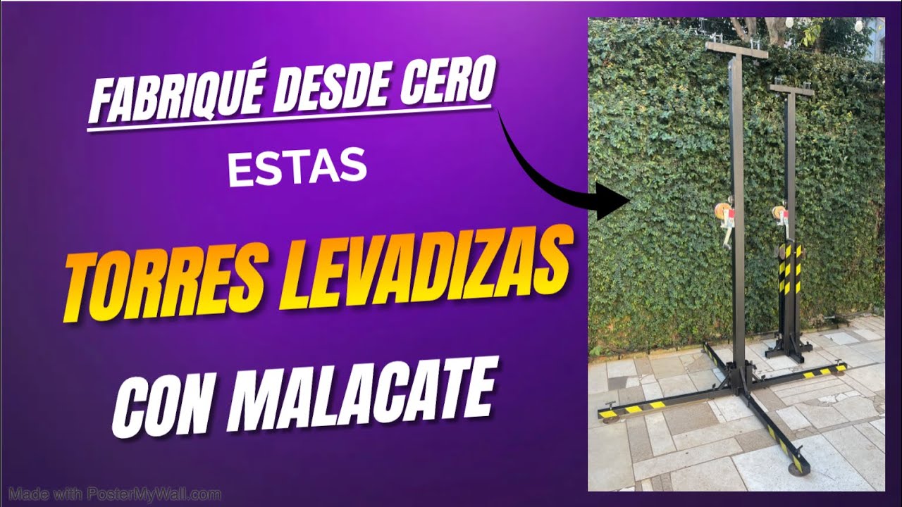 COMO FABRICAR UNA TORRE TELESCOPICA PARA ILUMINACIÓN ✘ DJ HERRERO