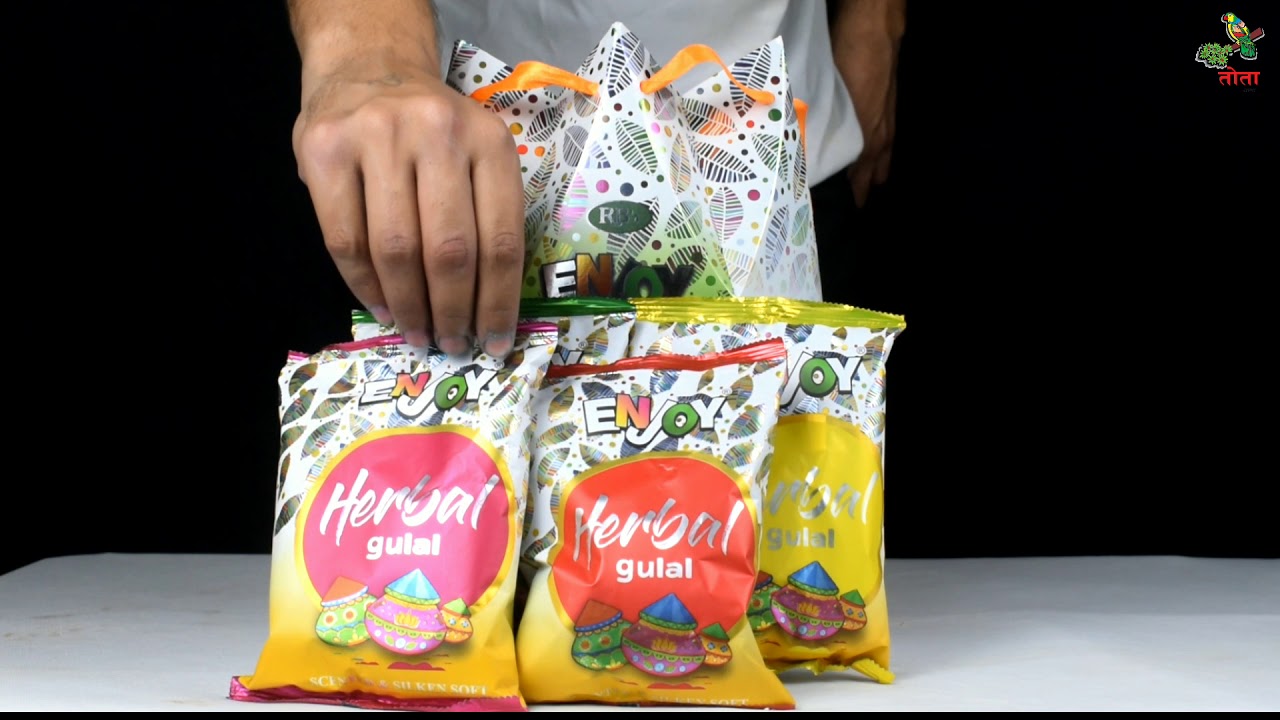 #naturalgulal#giftpack#giftbox#tota#skinfriendly#non-toxic#easytouse#easytoclean |ENJOY HERBAL GULAL