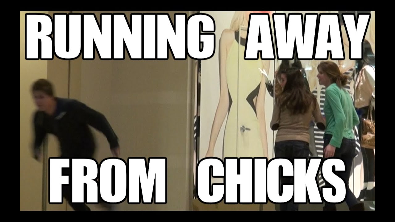 Public Prank - Running Away From Chicks