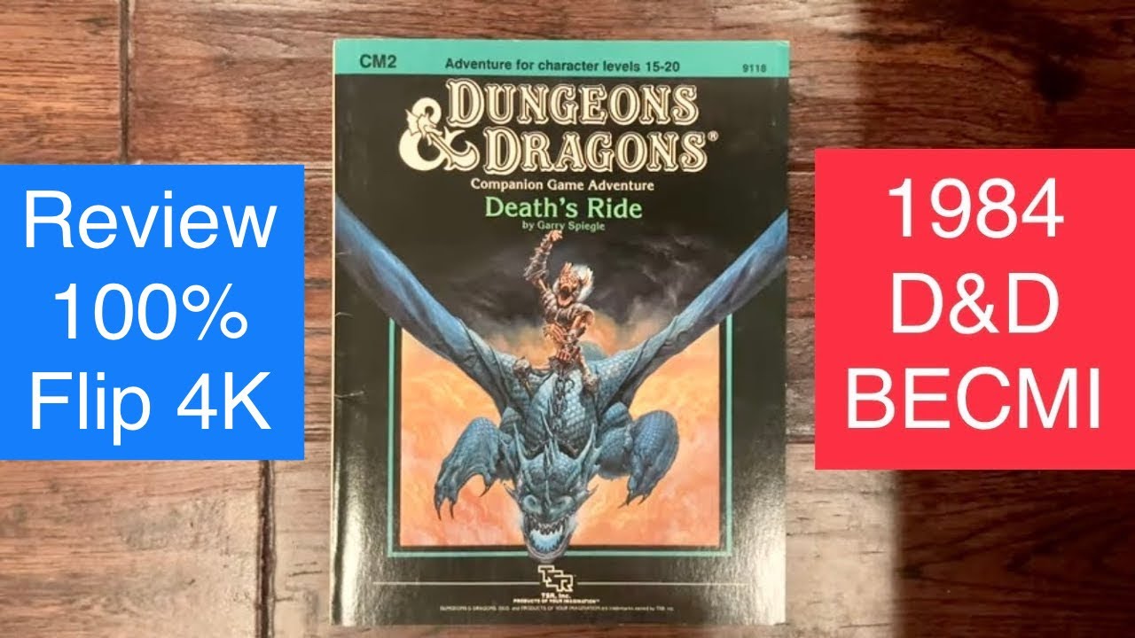 Слишком много открытого мира? CM2 Death’s Ride (1984) TSR Module D&D BECMI Adventure Review 100% ...