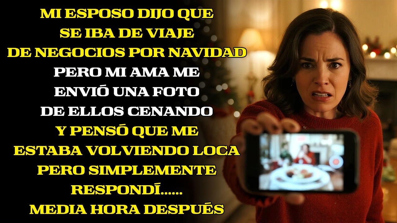 Dijo viaje de trabajo en Navidad; su amante envió foto y actué