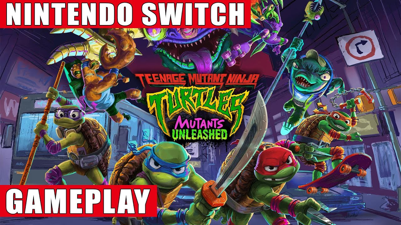 Teenage Mutant Ninja Turtles: Mutants Unleashed Nintendo Switch Gameplay