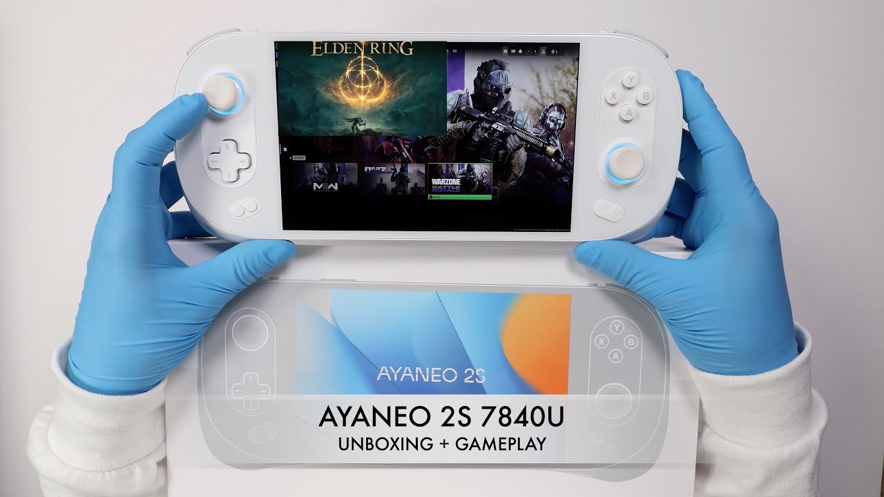 AYANEO 2S Powerful Ryzen 7840U - Unboxing & Gameplay