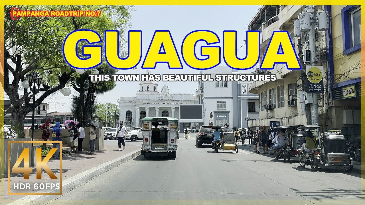GUAGUA Pampanga Road Trip No. 7 | Let's explore this beautiful town | 4K Driving Tour | Philippines