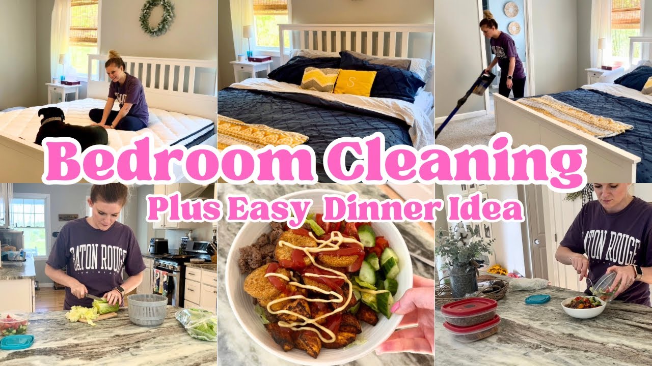 New Relaxing Bedroom Clean With Me. Plus Easy Summer Dinner Idea. OHWILL Mattress Review 2025