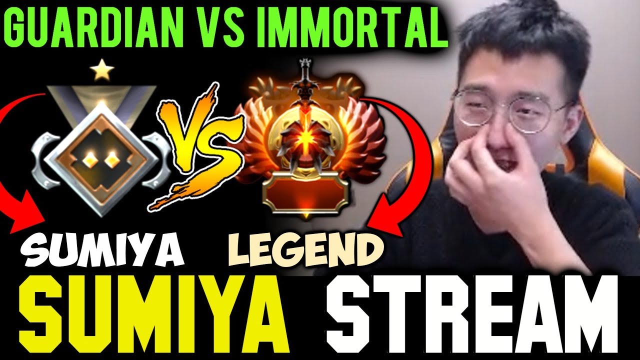 SUMIYA "Guardian Rank" vs Immortal Legend | Sumiya Invoker Stream Moment 
