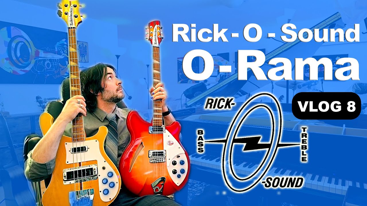 Rick-O-Sound O-Rama | Using Rickenbacker 4001 bass and 360/6 guitar | Music Creator Vlog #8