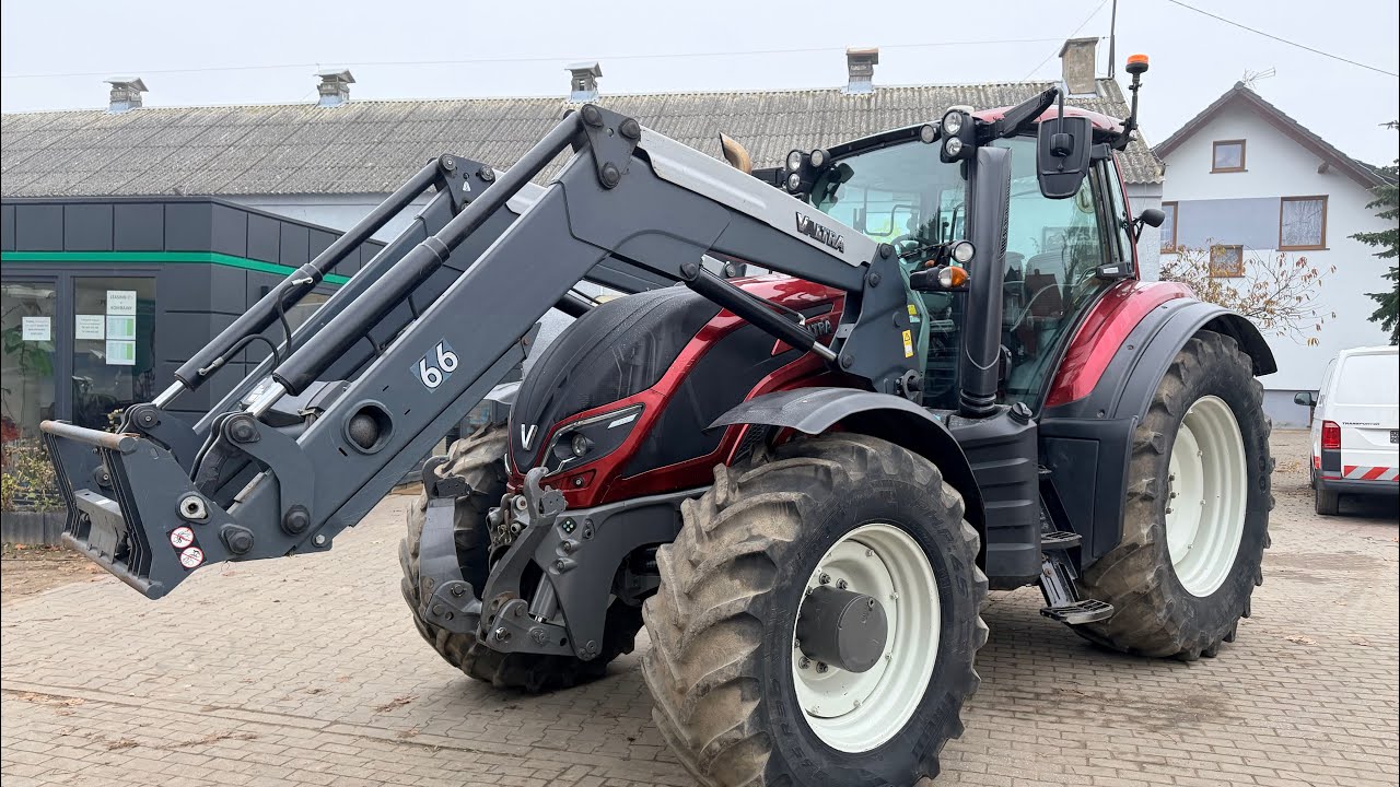 Valtra T174 z nawigacją! Z turem QUICKE Q66, piękny stan, 6400 mtg, pneumatyka, miękka oś I kabina 