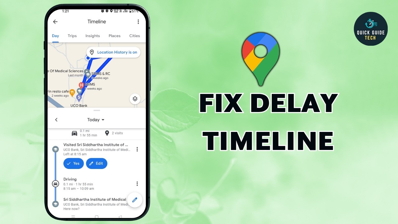 How to Fix Delay Google Maps Timeline | Google Maps Timeline Issue (Easy Fix Guide)