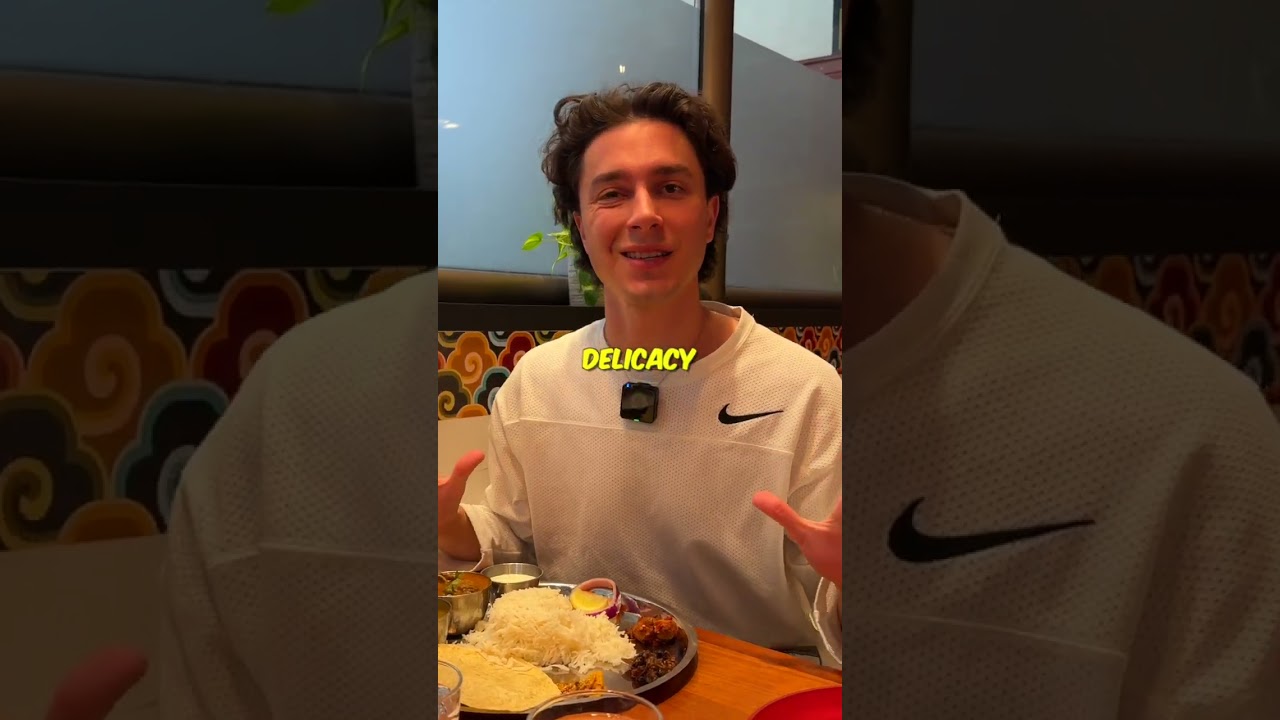 What's Next? 🇳🇵 Trying Nepalese Food - (Traditional Thakali) #shorts