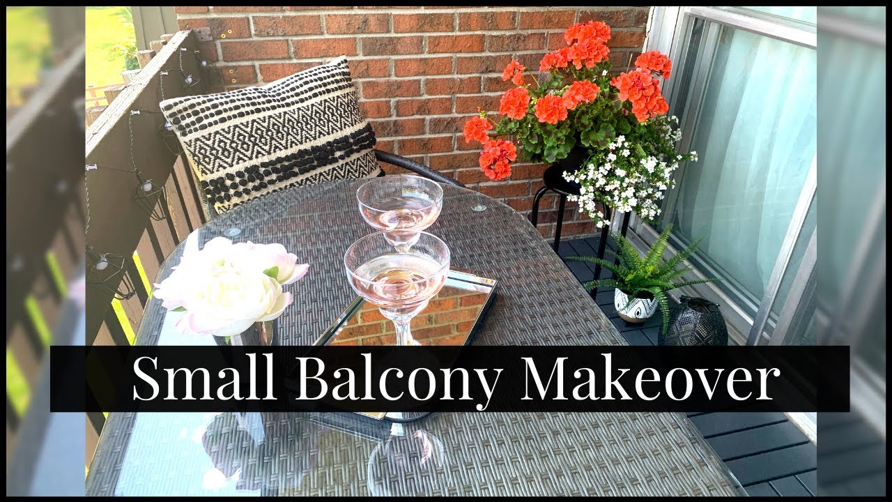 SMALL BALCONY MAKEOVER | 2021 updates | IKEA RUNNEN TILES & more