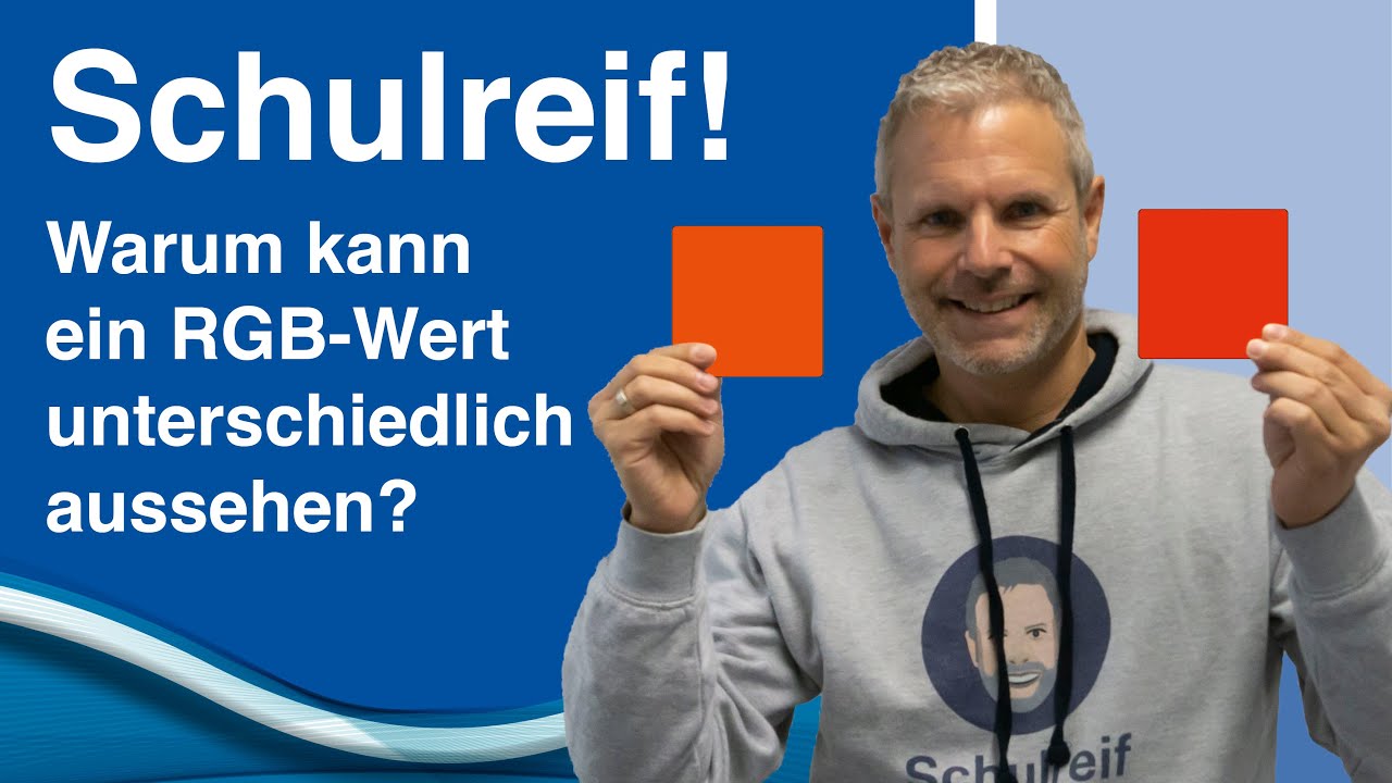 Warum kann ein RGB-Wert unterschiedlich aussehen?