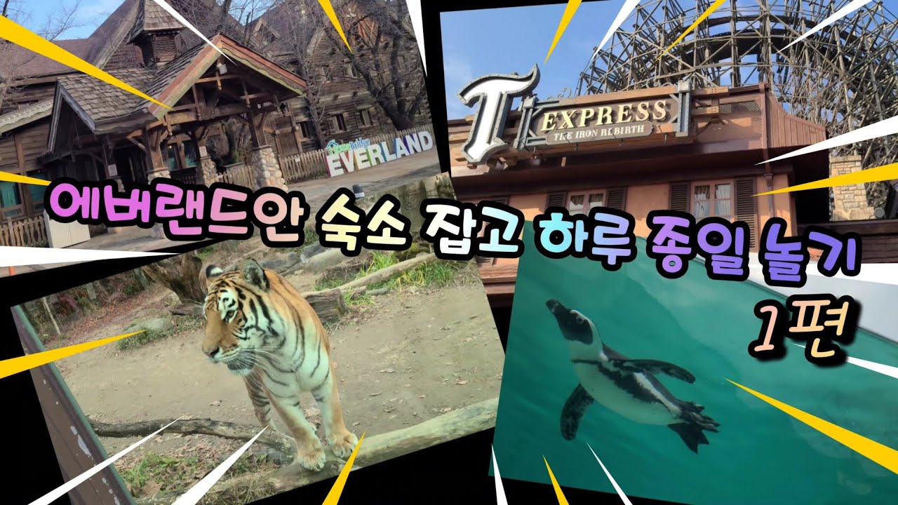에버랜드 홈브리지(숙소)잡고 하루 종일 놀자!! 케데헌 에베랜드 브이로그~ 1편