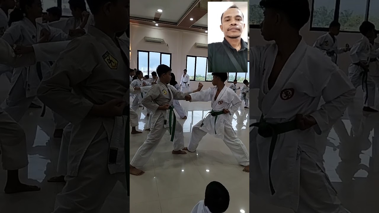 Latihan serang | Ujian karete sabuk hijau | Pekanbaru  SMK Telkom| Usman Al Habsyi