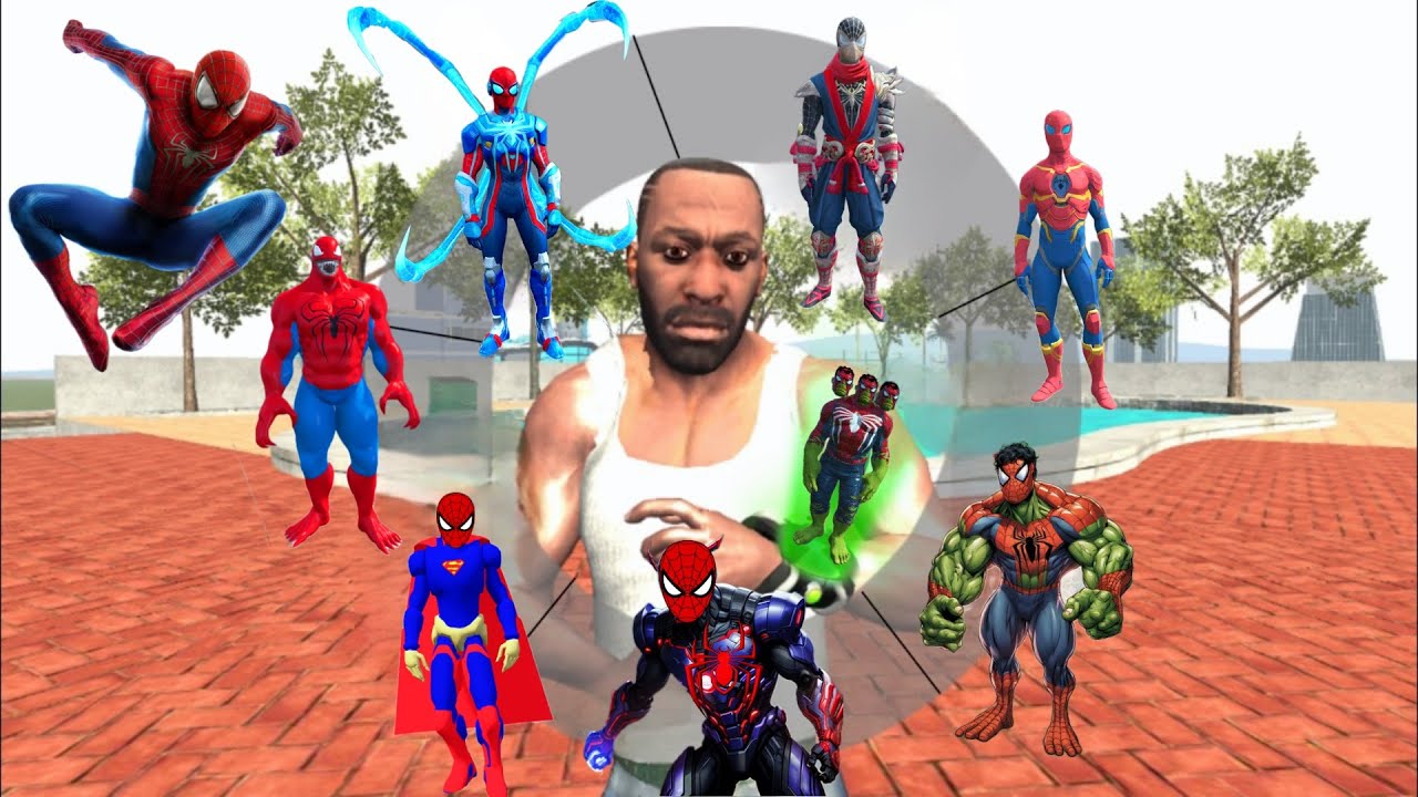 Franklin Try New Magical Watch spider man Mode in Indian Bike Driving 3D!