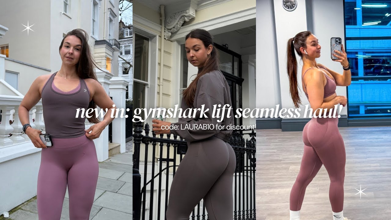 NEW IN: GYMSHARK LIFT SEAMLESS HAUL: leggings, sports bras & tanks!