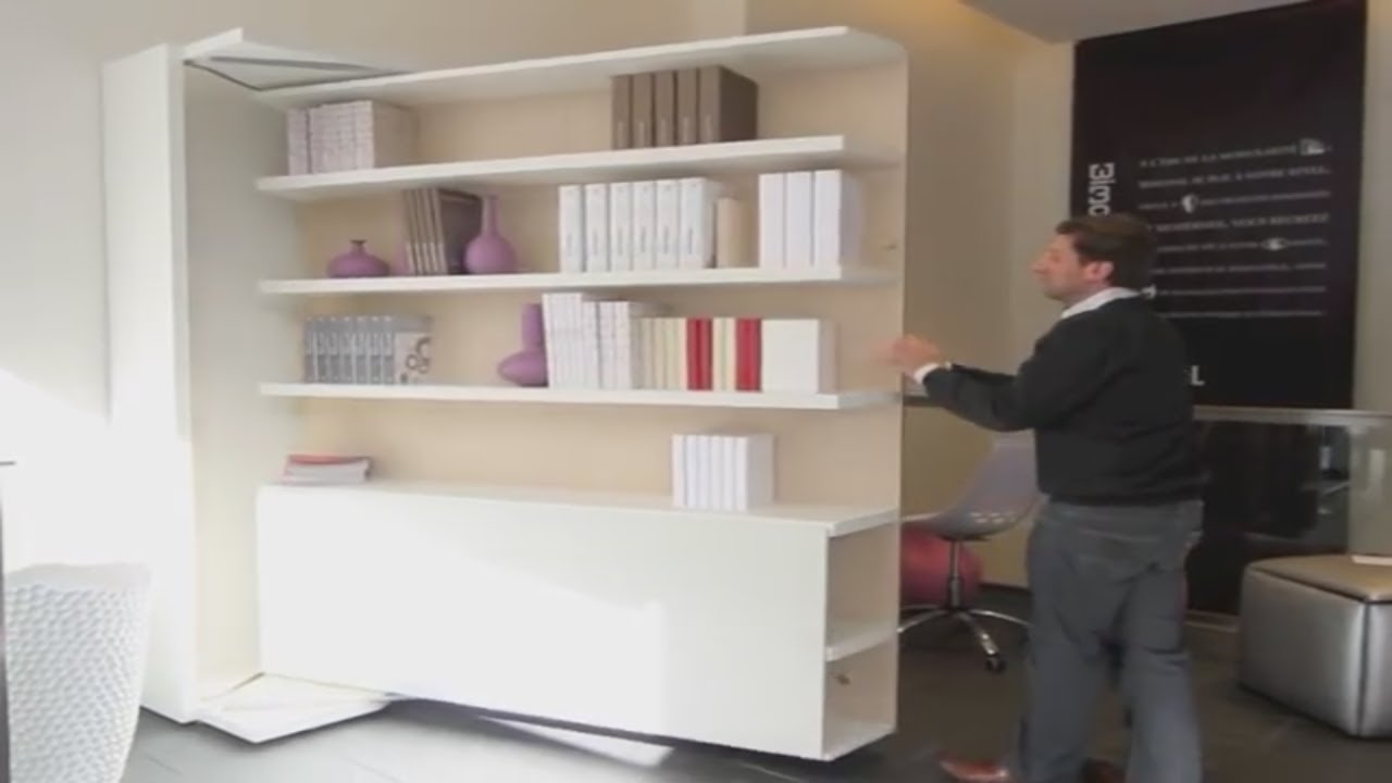 Armoire Lit Escamotable LGM Table - Bimodal par La Maison Convertible