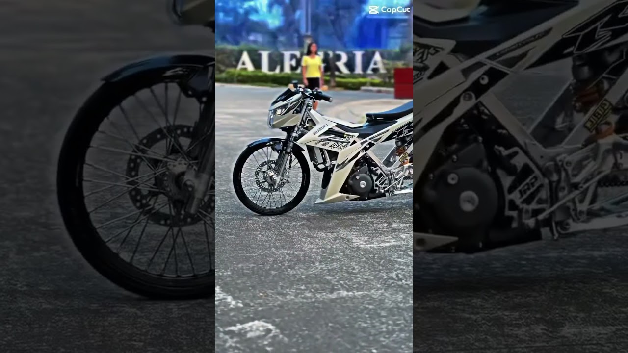 🇹🇭SATRIA Fi THAILAND STYLE LOOK PUTIH INSPIRASI MODIFIKASI #suzuki #satriafu #thailookstyle